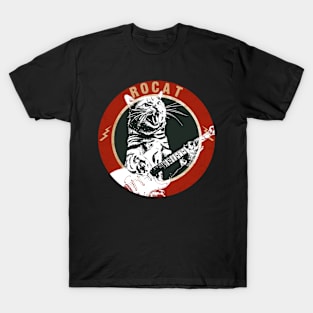 RoCat Guitar art T-Shirt